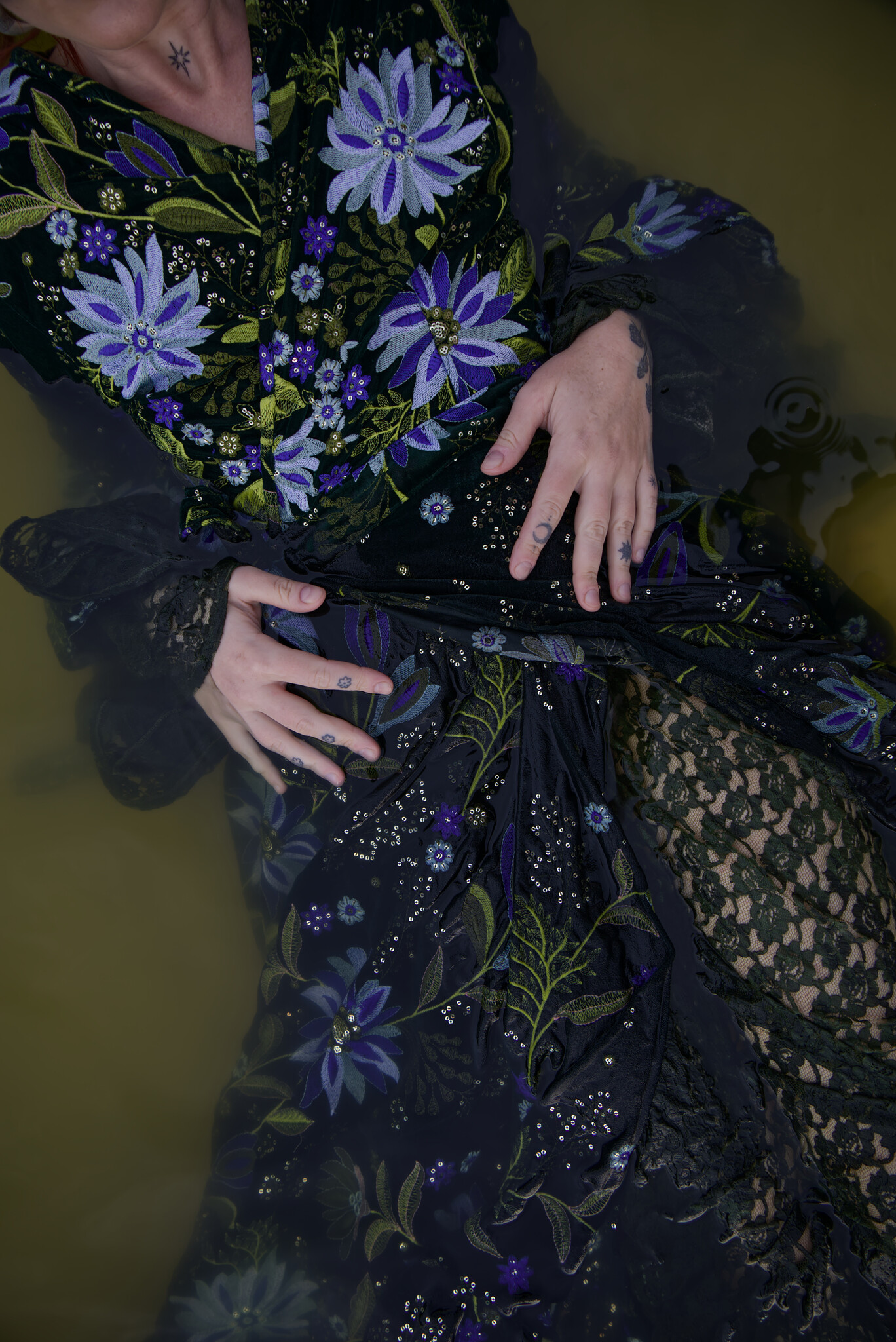 The Sabbath Lace Skirt (ROSEMARY)-2