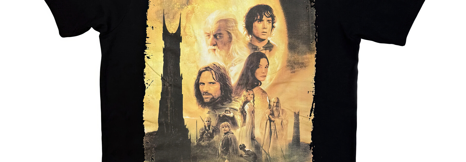 Lord Of The Rings - The Two Towers Black Tee