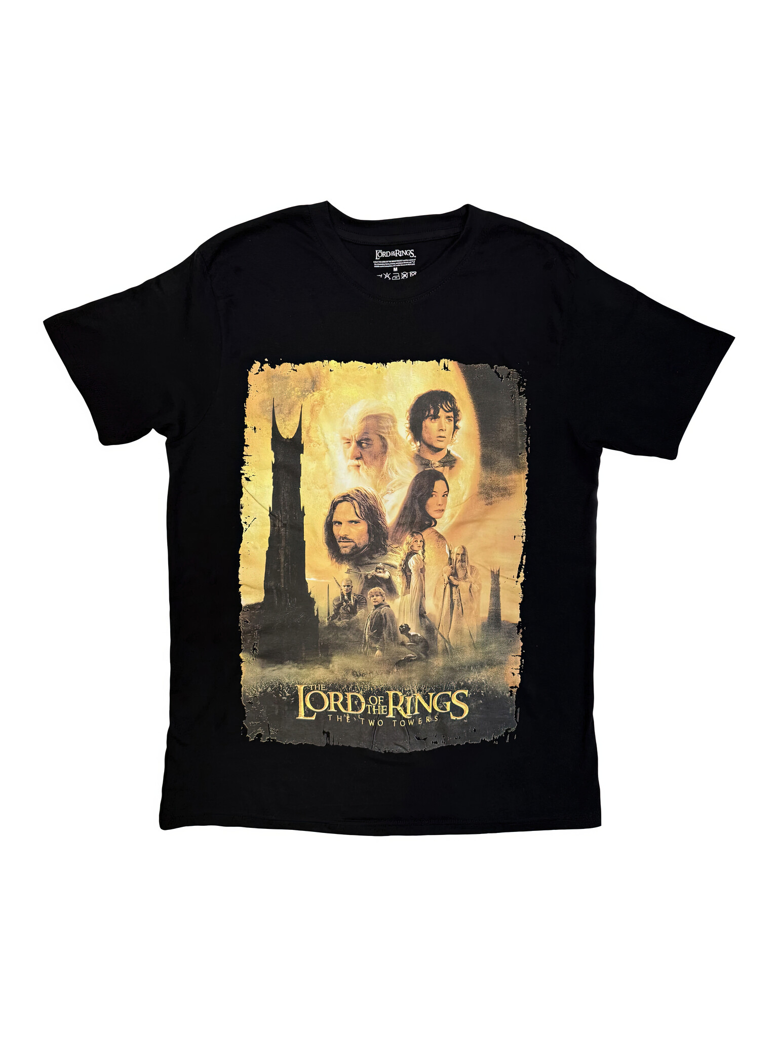 Lord Of The Rings - The Two Towers Black Tee-1
