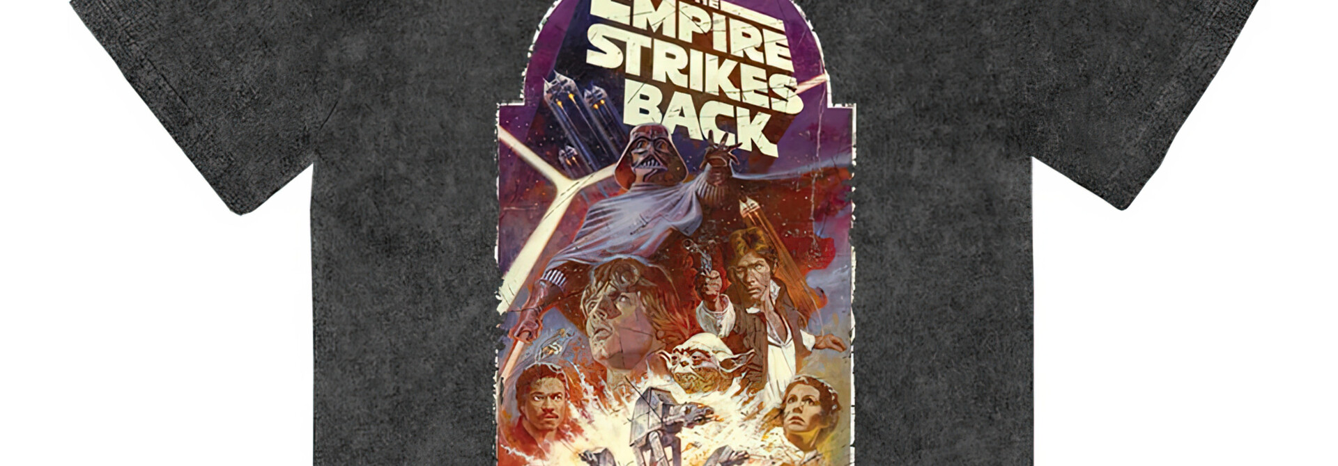 Star Wars - Empire Strikes Back Washed Black Tee