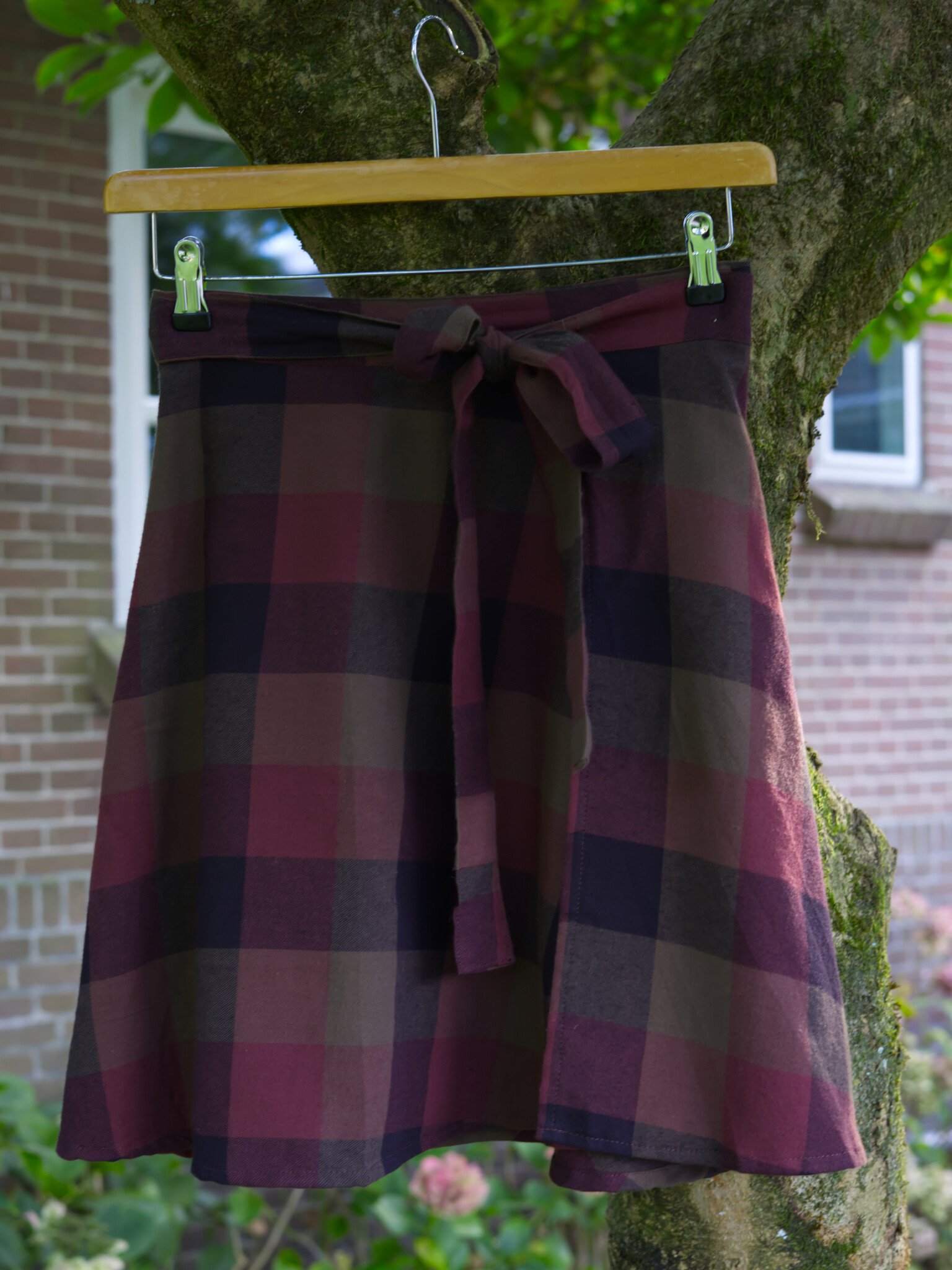 The Sabbath Cotton MINI Skirt (MAPLE)-5