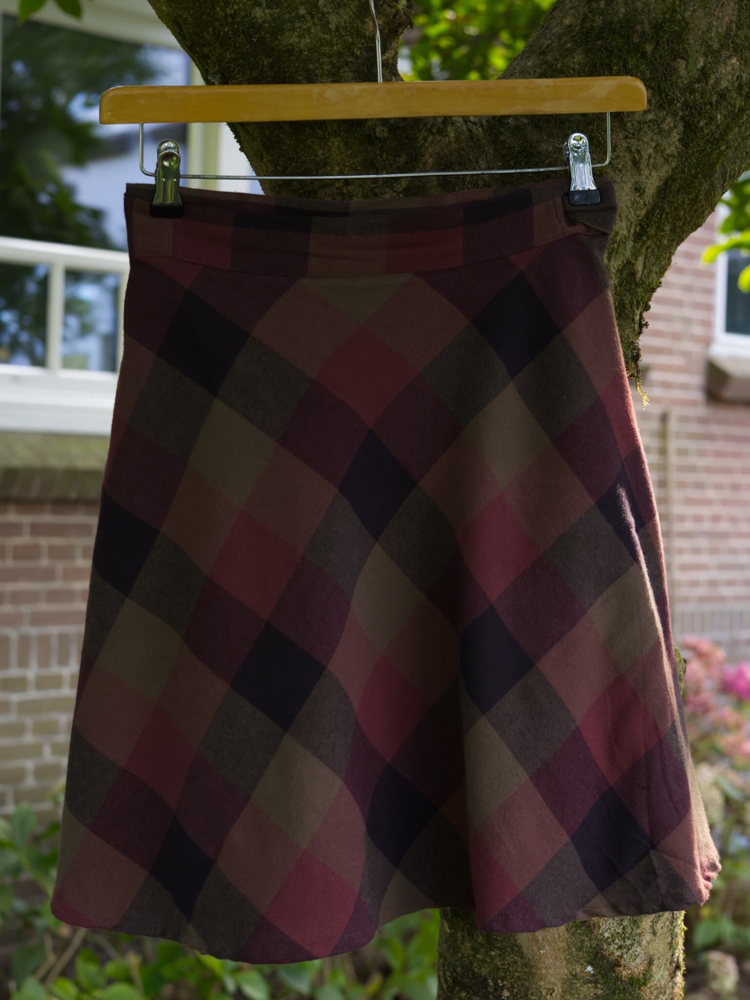The Sabbath Cotton MINI Skirt (MAPLE)-7