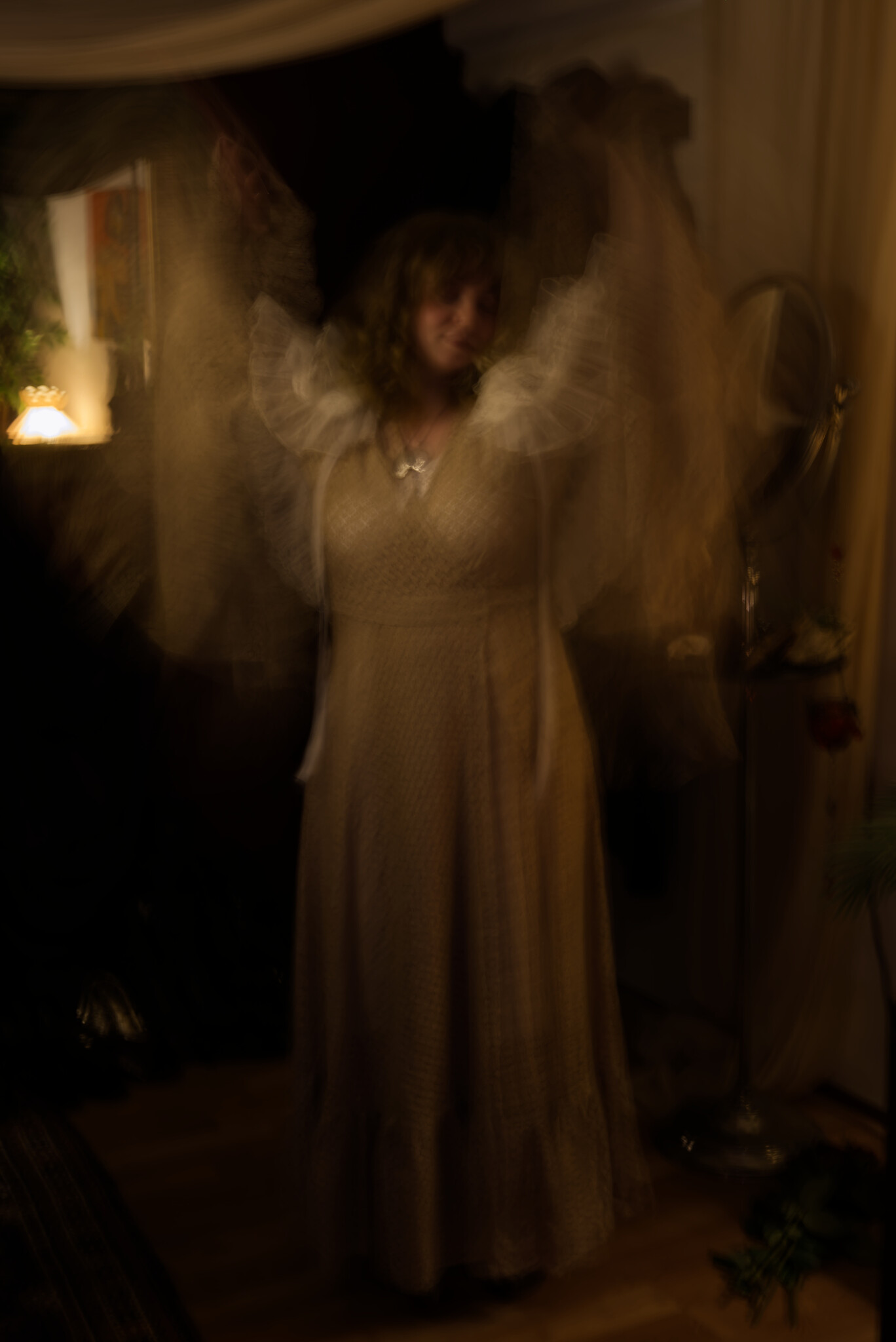 The Florence Lace Dress (MARROW)-5