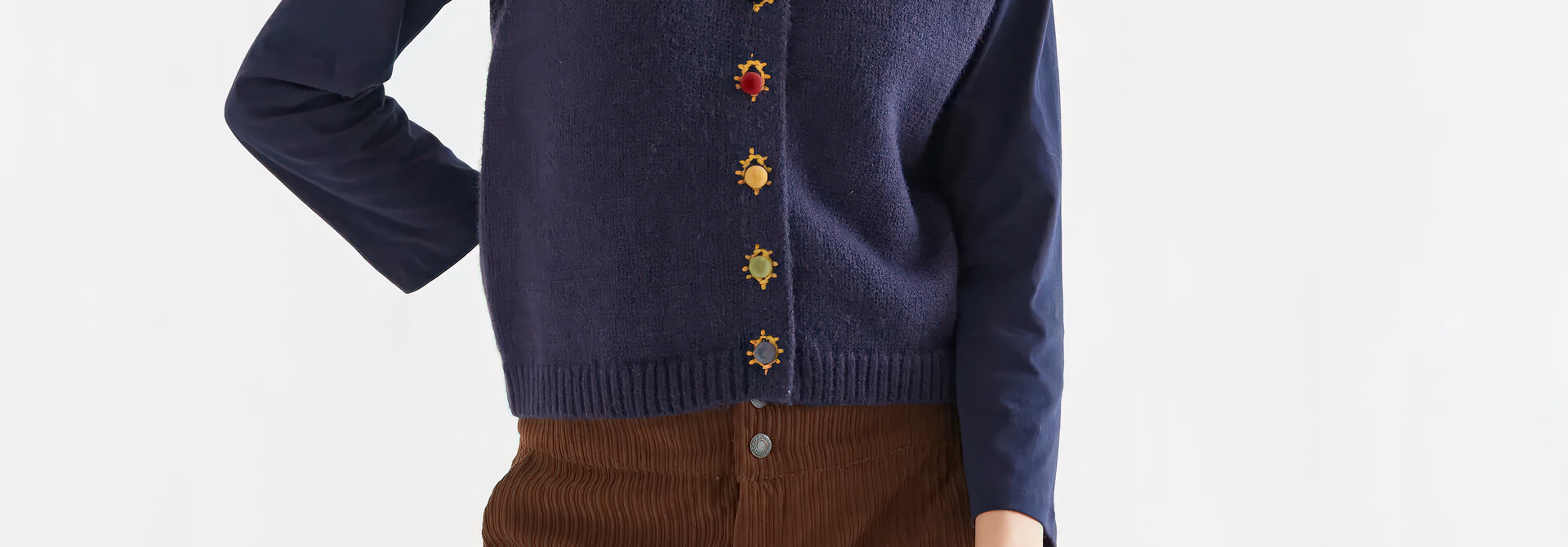 Winegum Navy Knit
