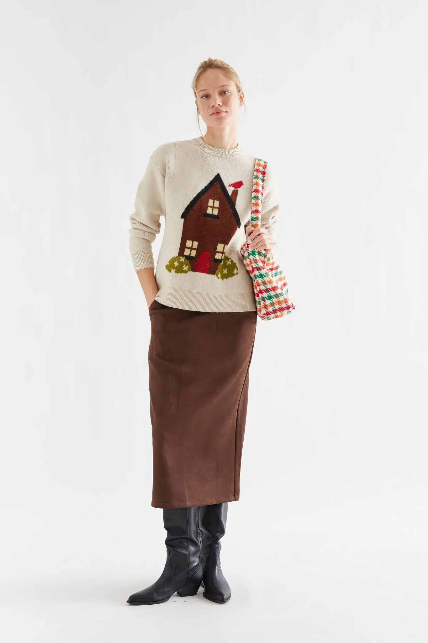 Gingerbread House Knit-4