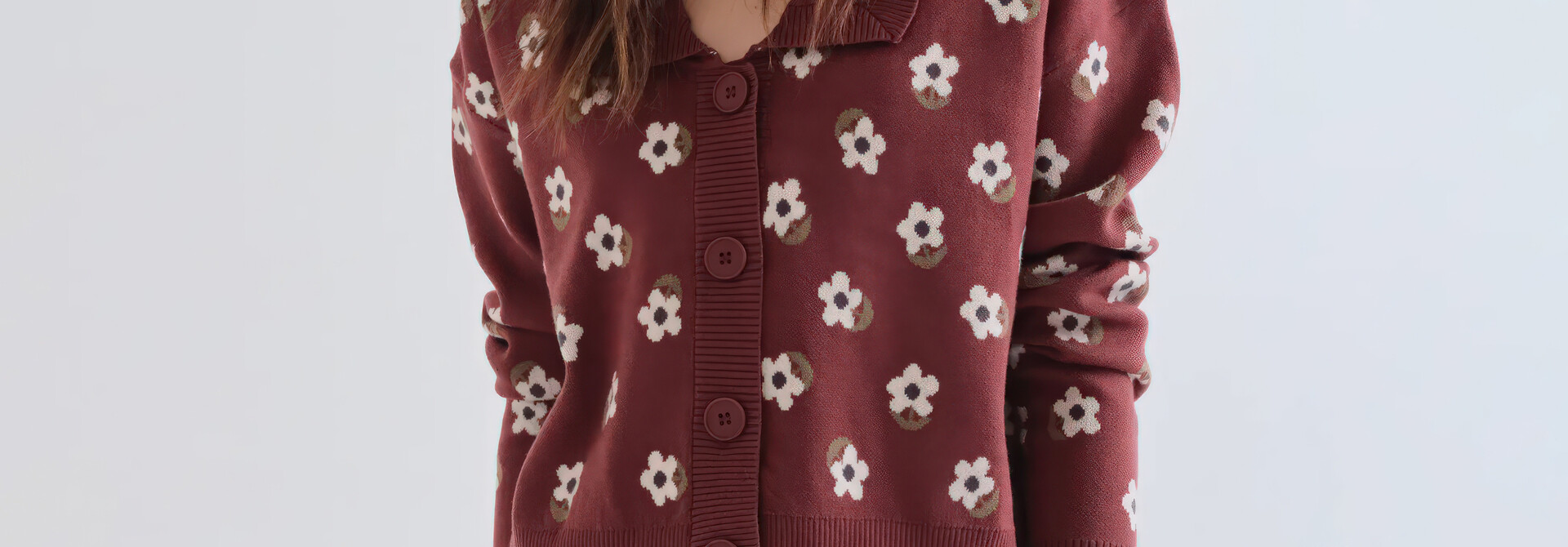 Petal & Bark Flower Cardigan
