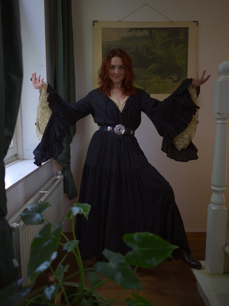 The Aphrodite Dress (OBSIDIAN)