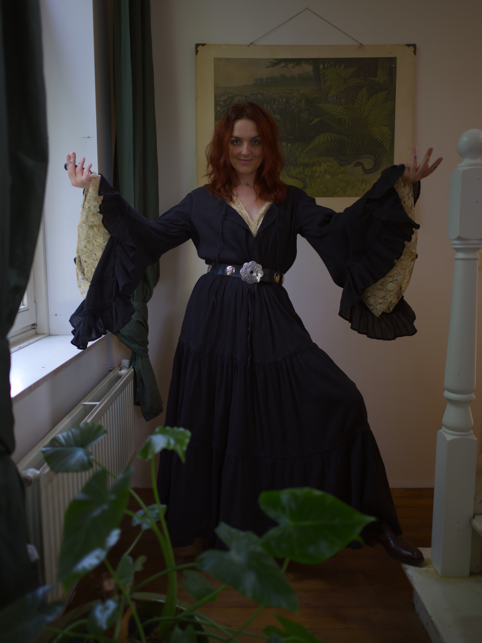The Aphrodite Dress (OBSIDIAN)-1