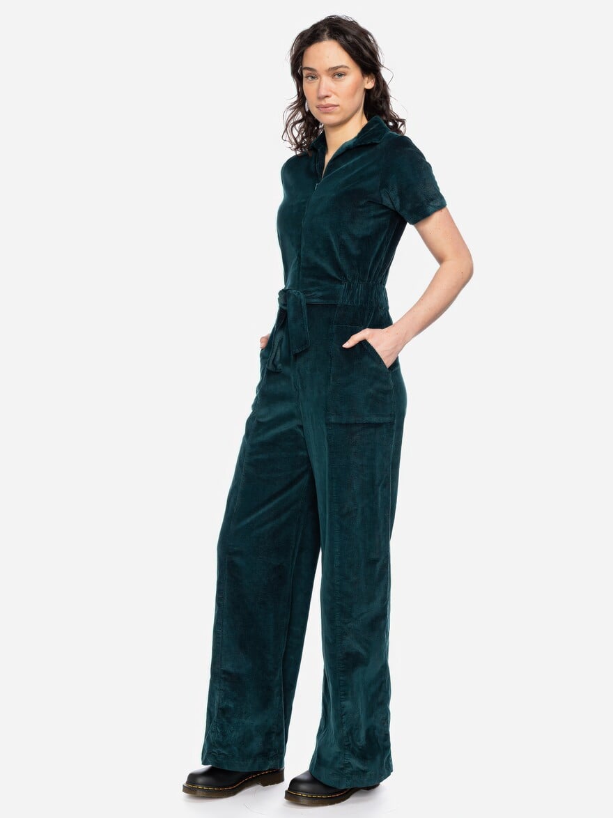 ♣ Olivia Ocean Corduroy Jumpsuit