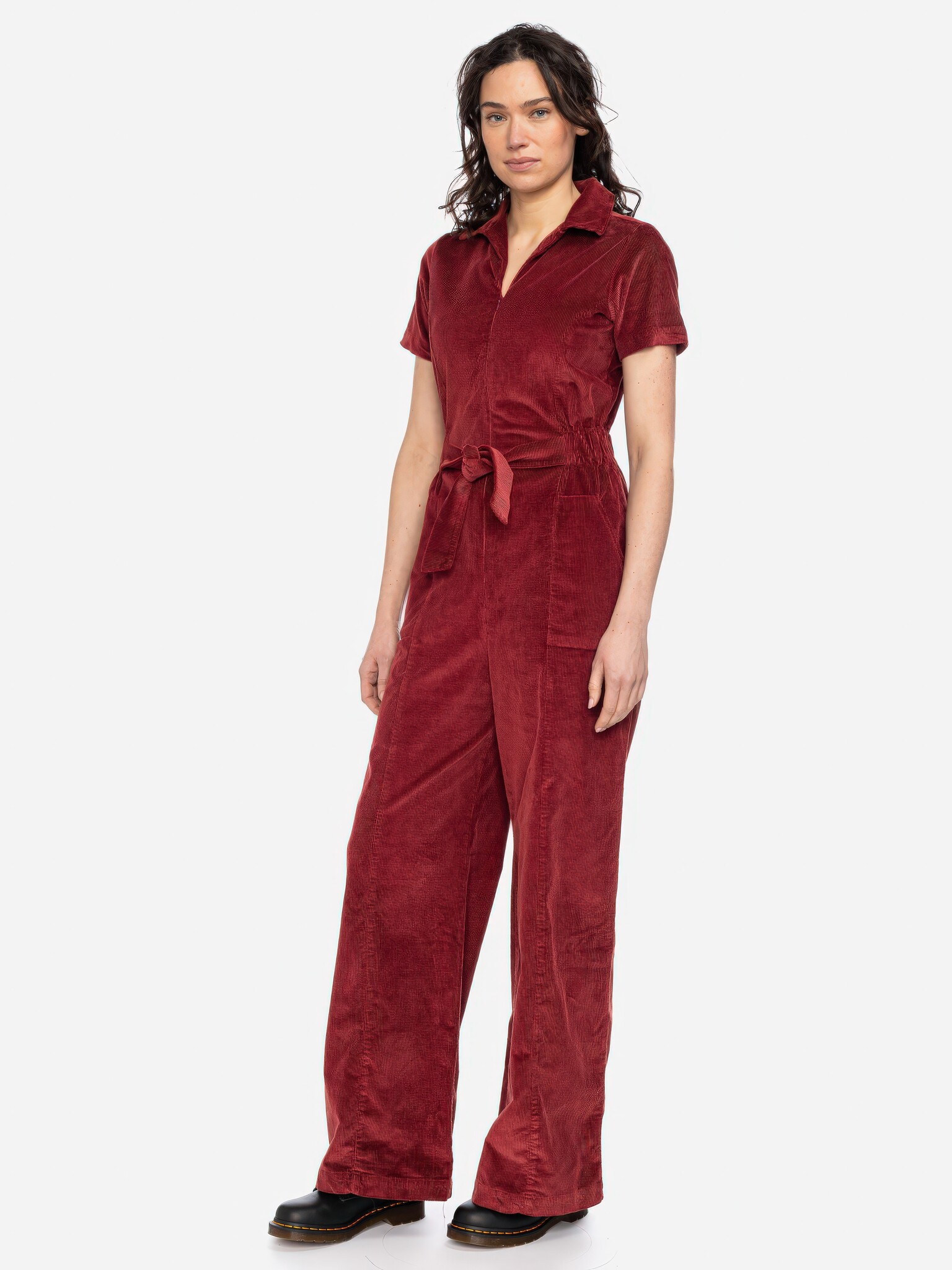♣ Olivia Dahlia Corduroy Jumpsuit-1