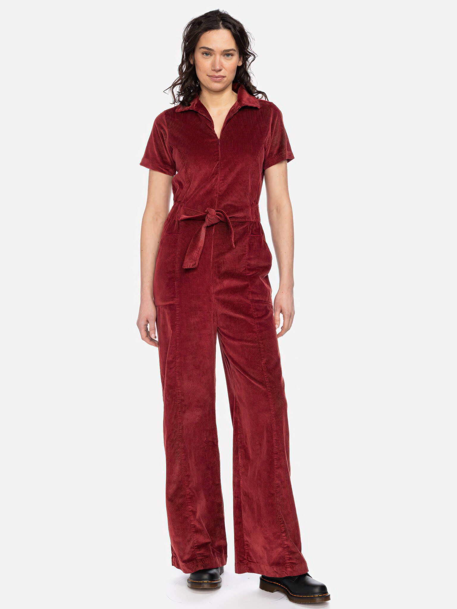 ♣ Olivia Dahlia Corduroy Jumpsuit-2