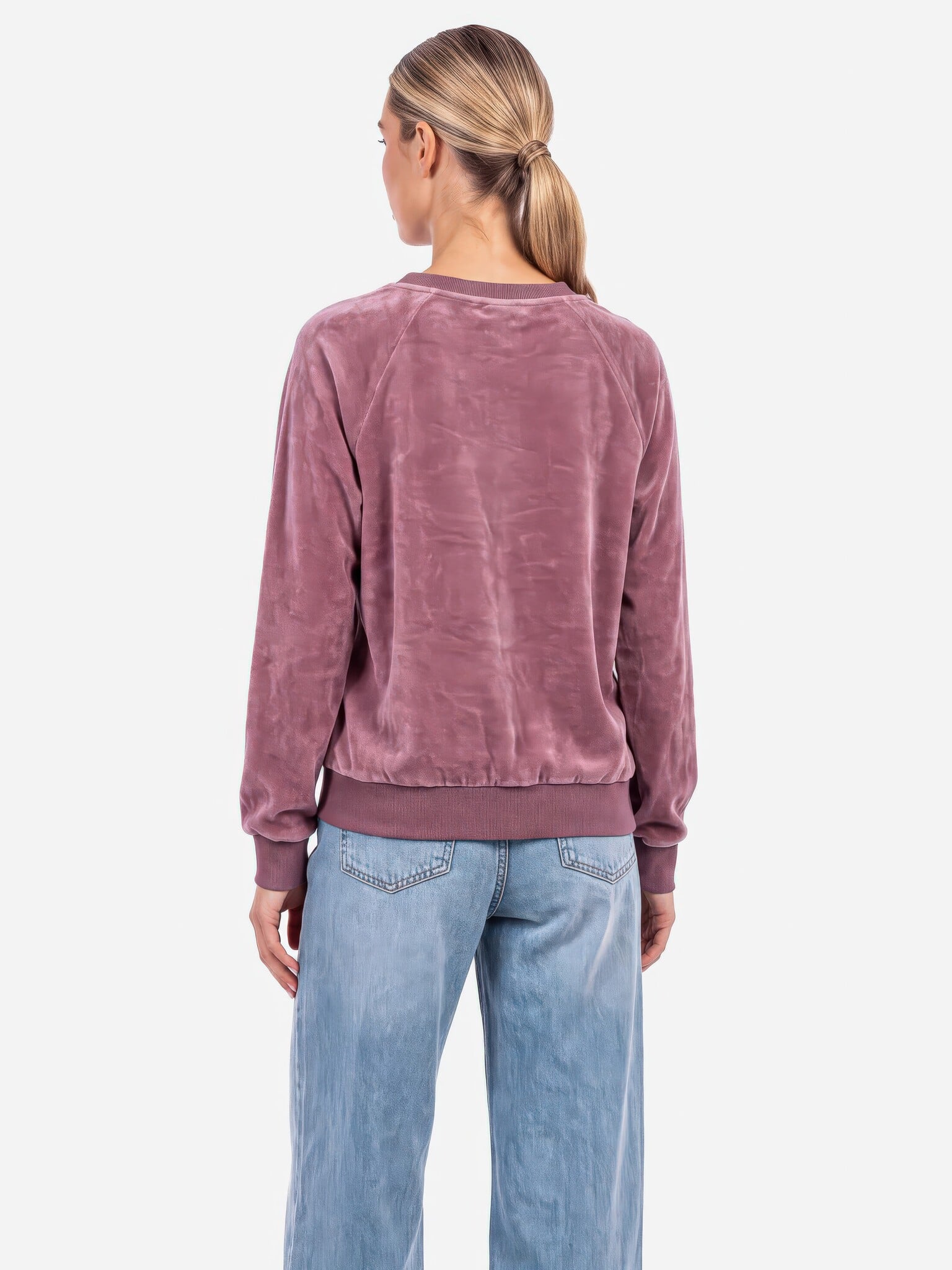 ♣ Dara Rose Dust Velours Pullover-3