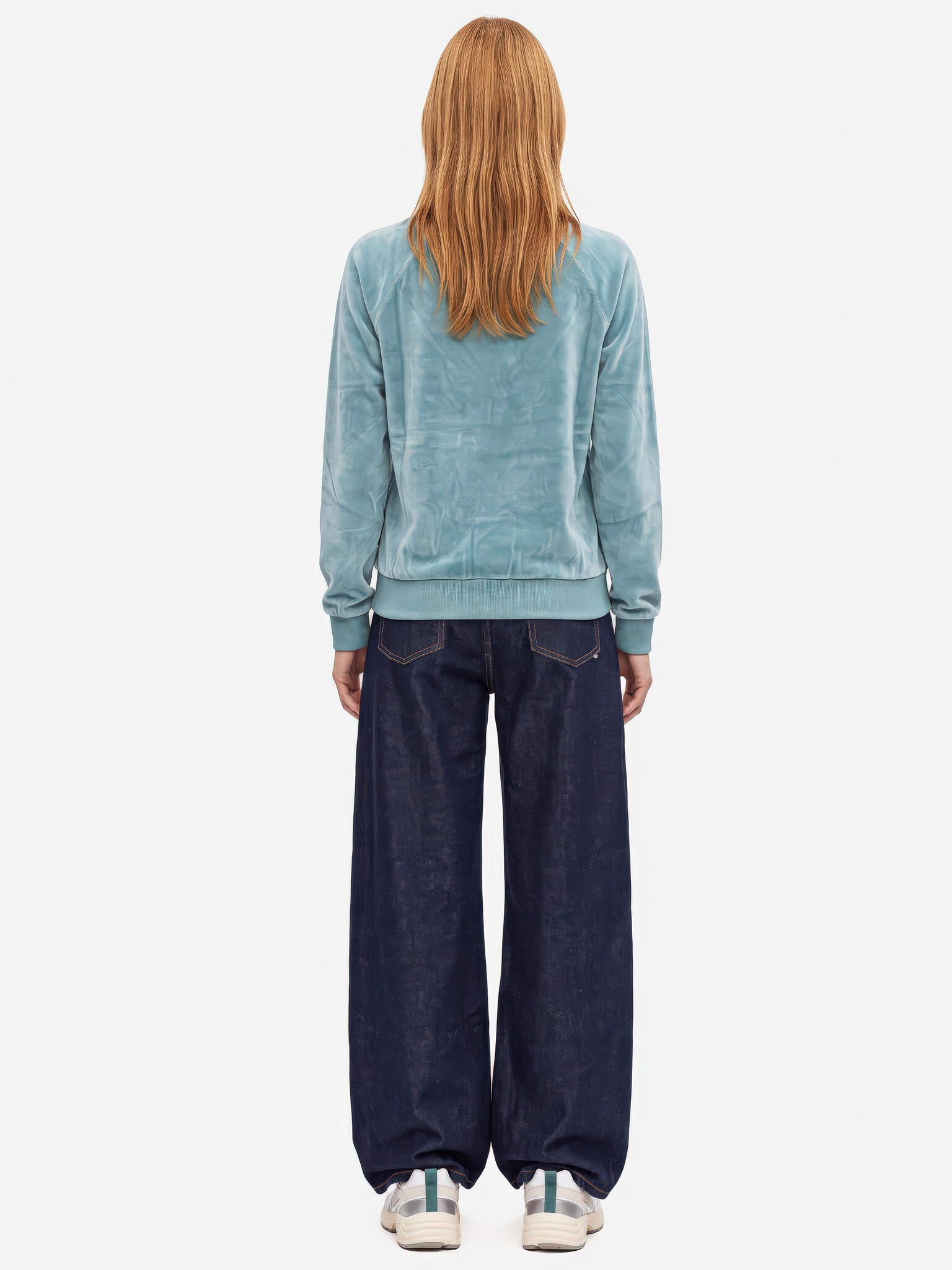 ♣ Dara Ocean Eyes Velours Pullover-3
