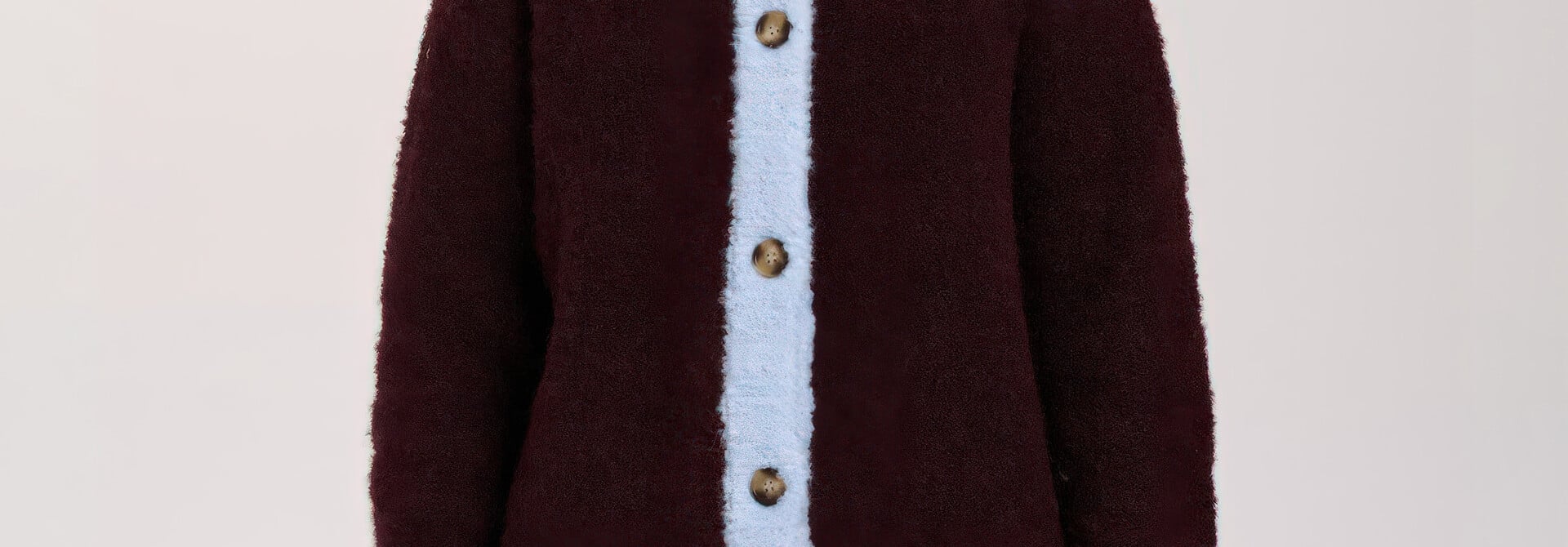 ♣ Berry Blocks Cardigan