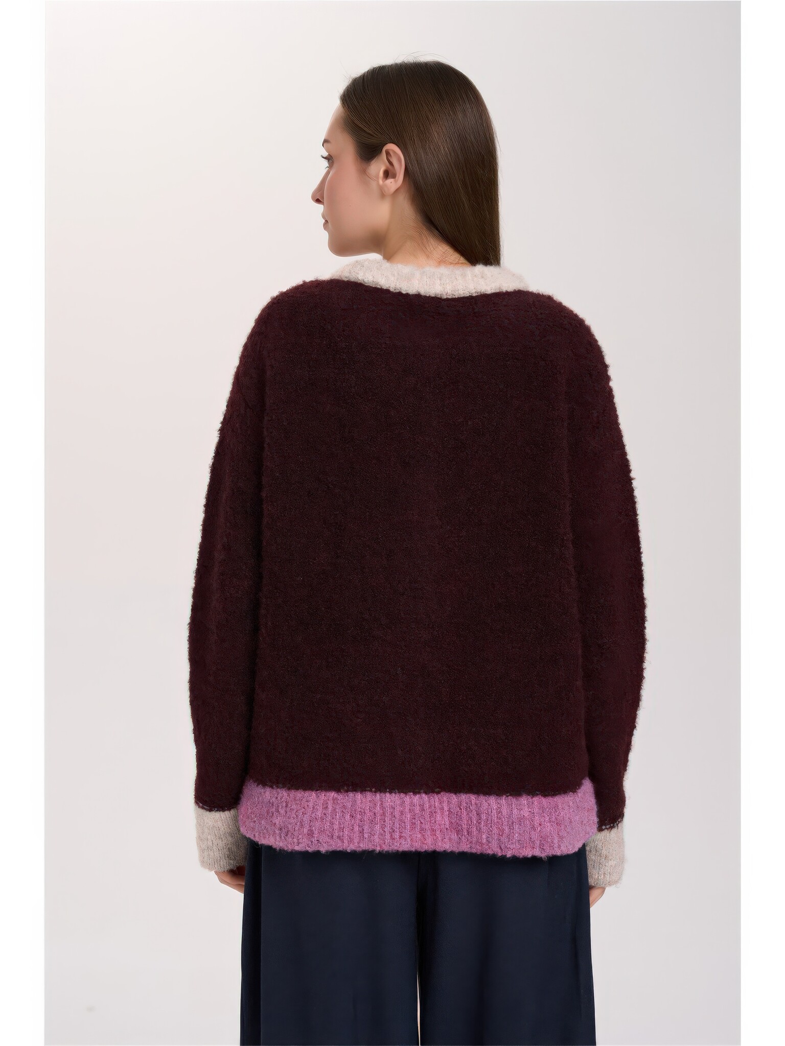 ♣ Berry Blocks Cardigan-4