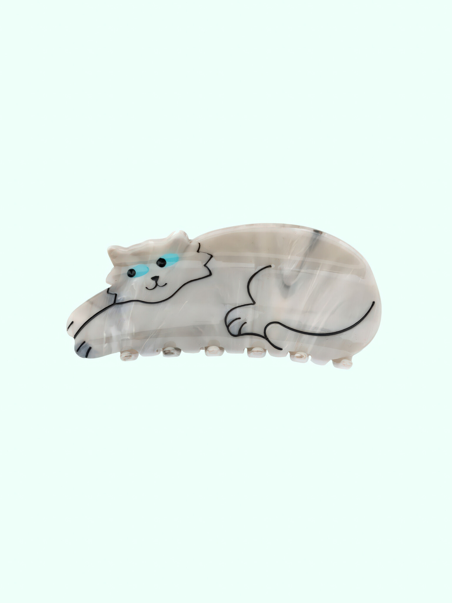 ♣ Grey Cat Hair Claw-1