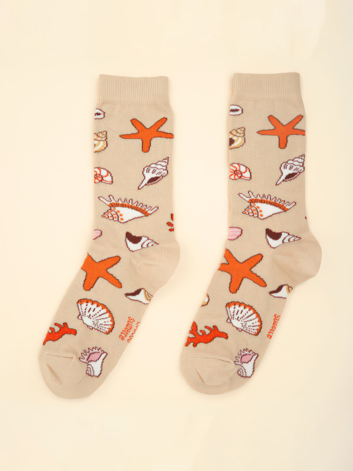 ♣ Seashell Socks-1