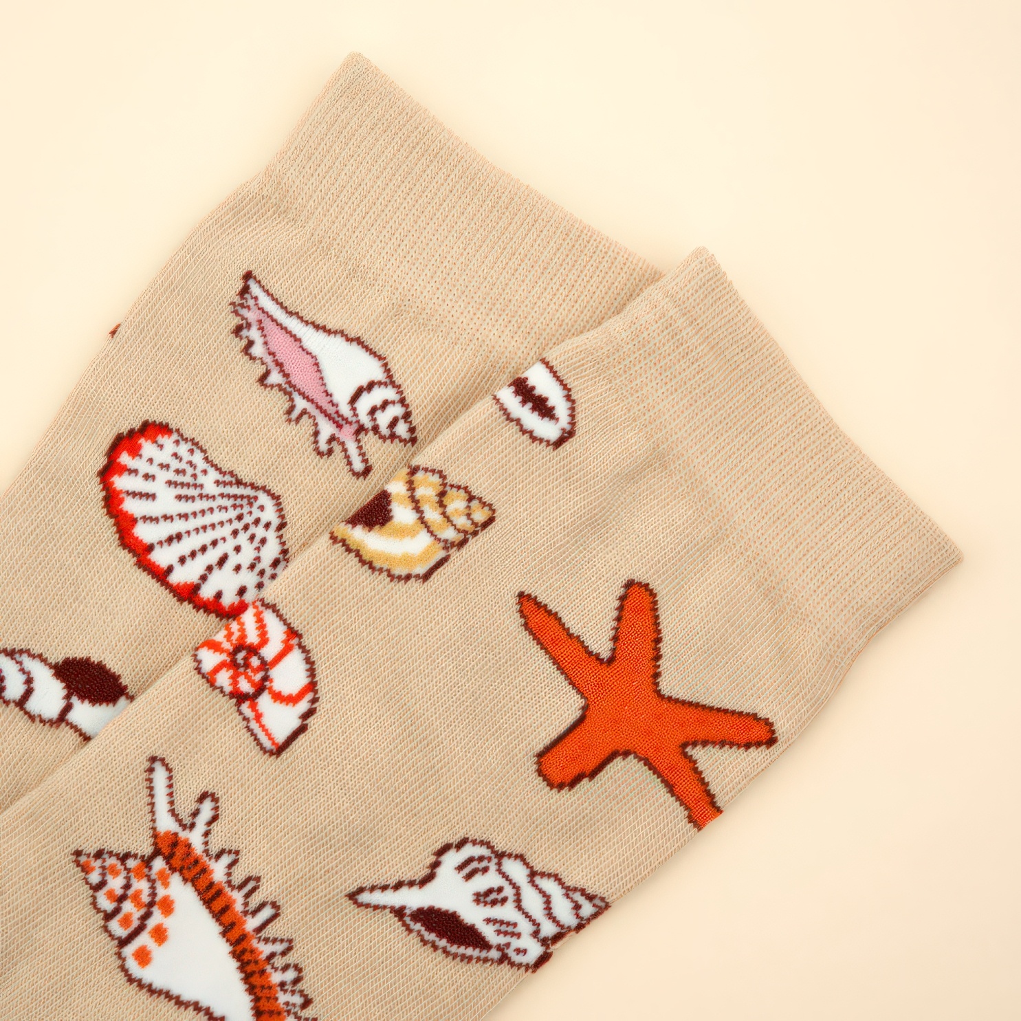 ♣ Seashell Socks-4