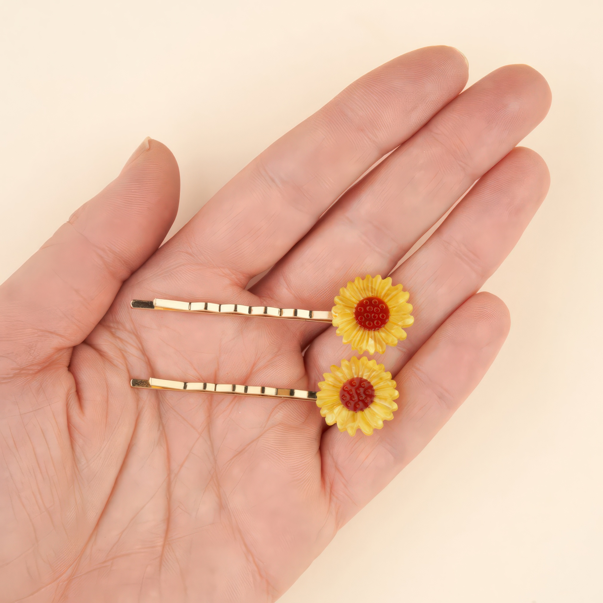 ♣ Sunflowers Bobby Pins SET-3