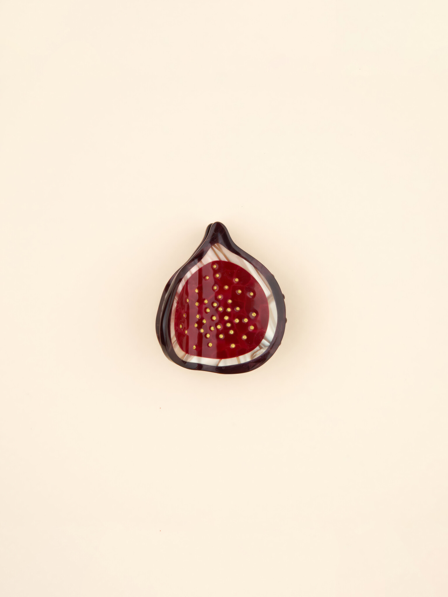 ♣ Fig Mini Hair Claw-1