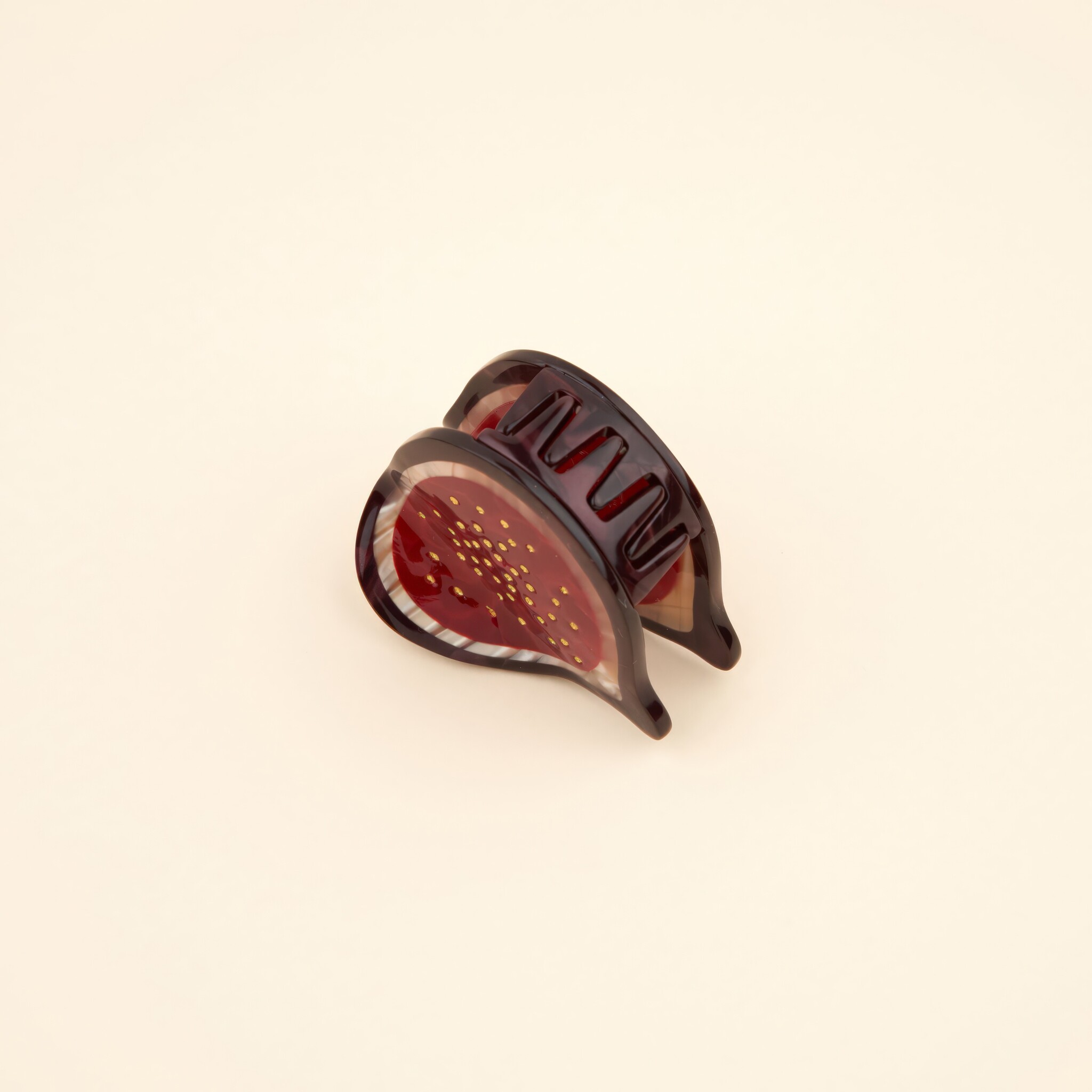 ♣ Fig Mini Hair Claw-4
