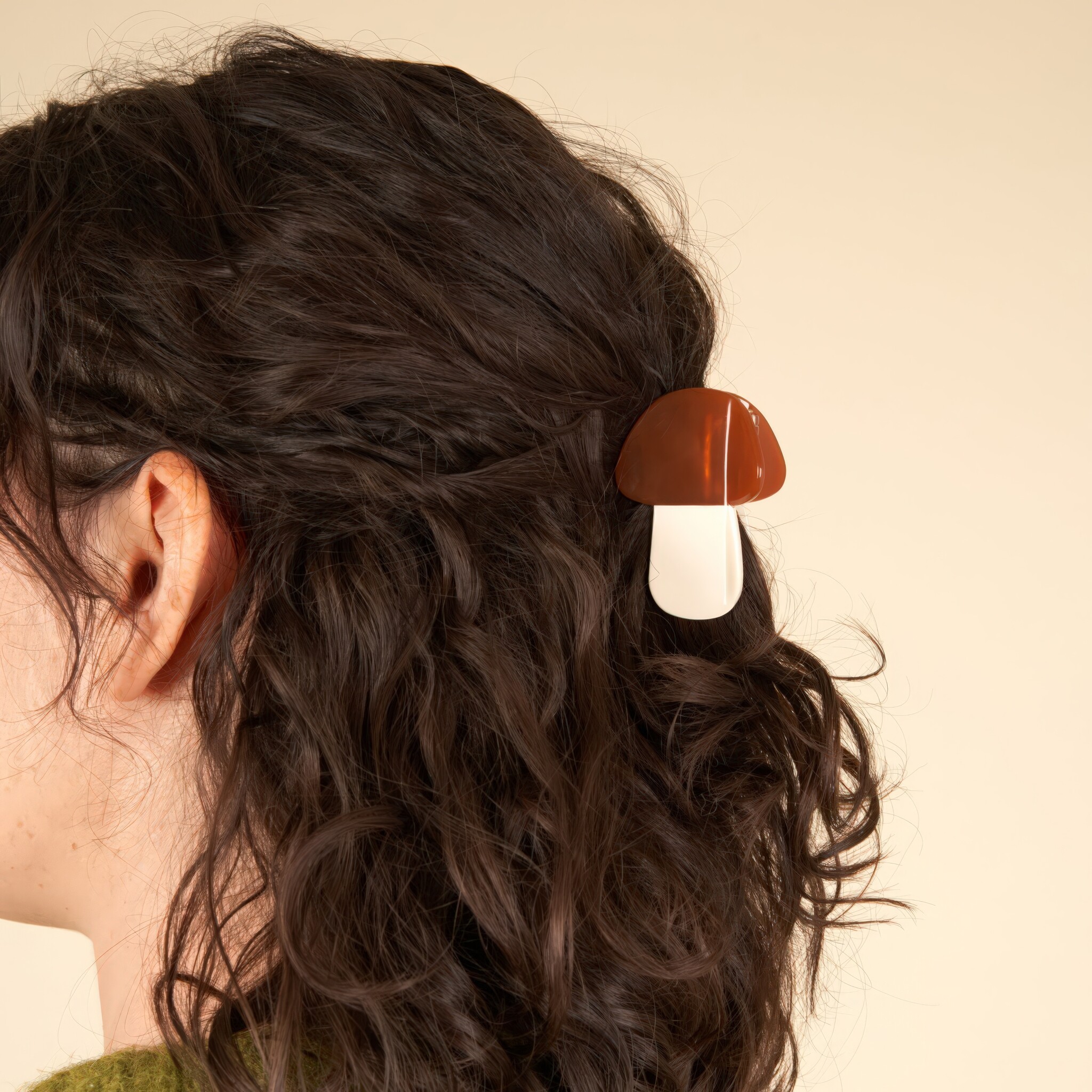 ♣ Bolete Mushroom Hair Claw-2