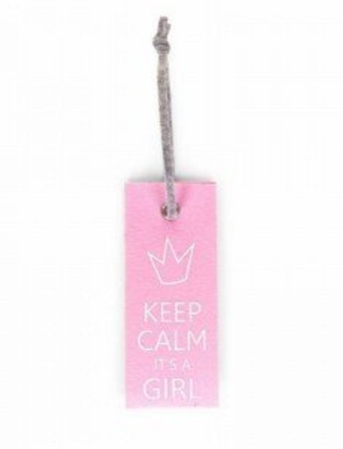 Childhome Childhome vilten deurhanger soft rose Keep calm