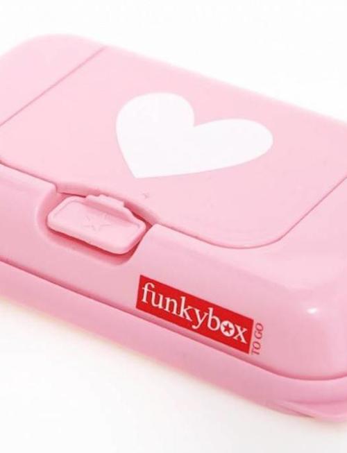 Funky Box Vochtige Doekjesbox Klein Roze