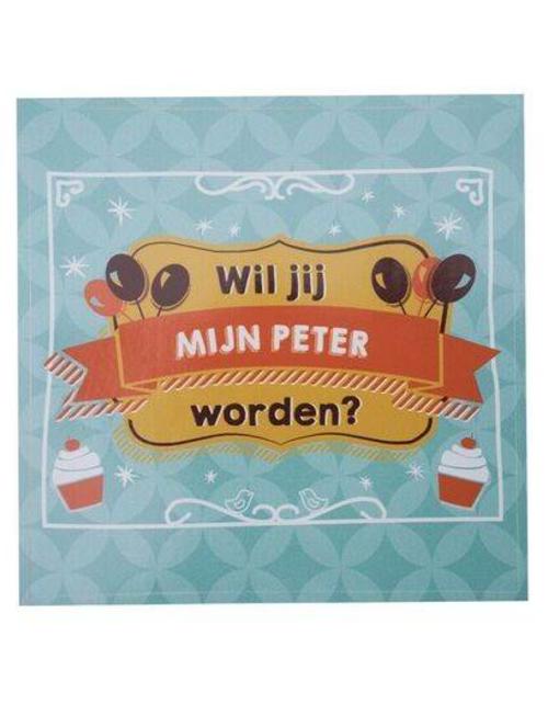 Minimou Minimou Sticker 'Wil Jij Mijn Peter Worden'?