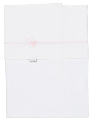 Koeka Koeka Laken Lots of Love Baby Pink 80 x 100 cm