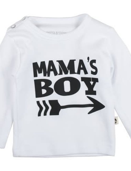 Wooden Buttons Wooden Buttons T-shirt Mama's Boy