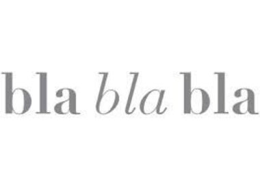 bla bla bla