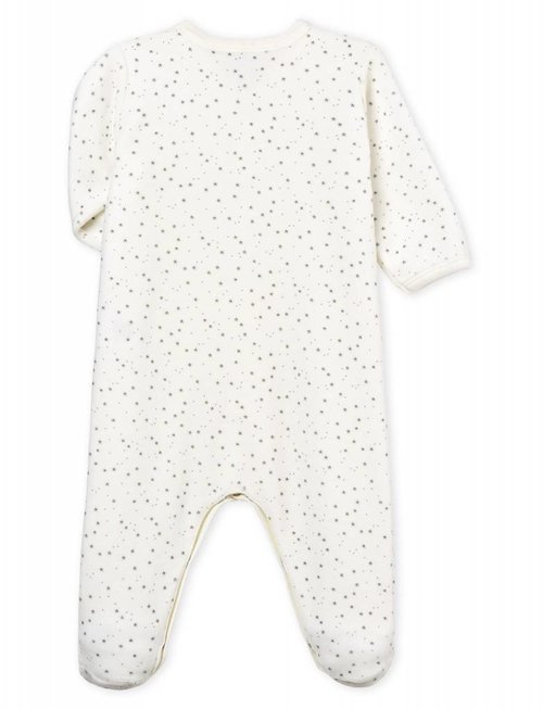 Petit Bateau Petit Bateau Pyjama Fluweel Kleine Sterretjes