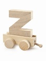 Houten Treinletter Naturel Z