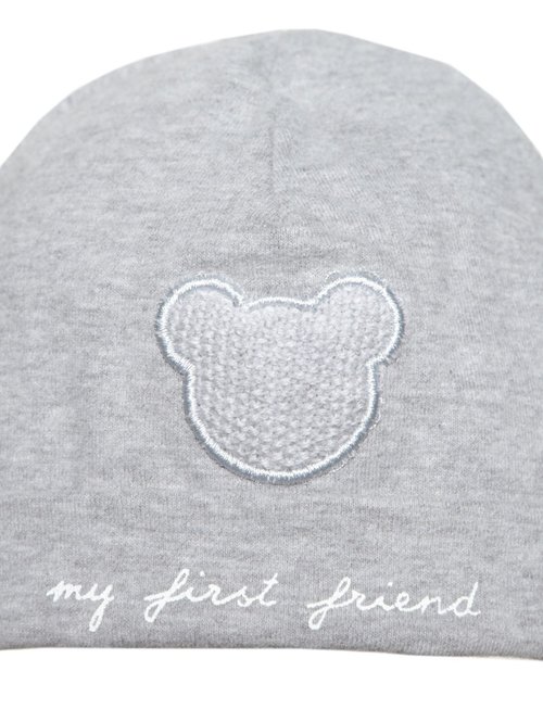 First First Muts 'My First Friend' Teddy Bear Grey/Grey