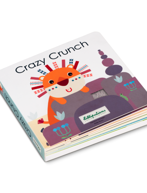 Lilliputiens Lilliputiens Crazy Crunch - Voelboek Met Geluiden