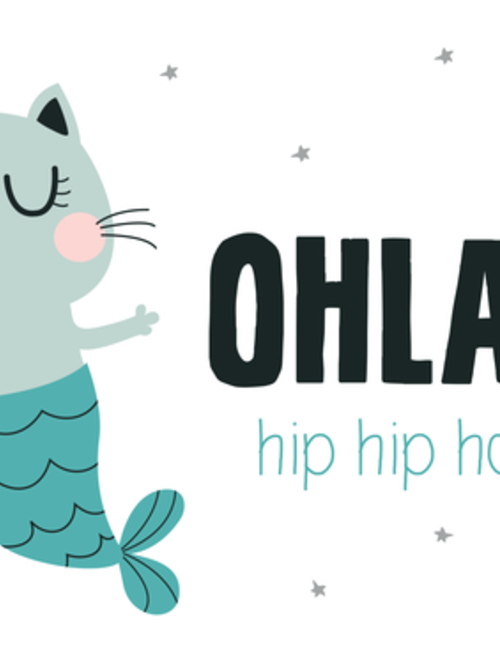 Leuke Kaartjes Leuke Kaartjes " Ohlala Hip Hip Hoera"