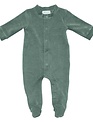 Witlof For Kids Witlof For Kids Pyjama  Velours Met Voet Sage Green