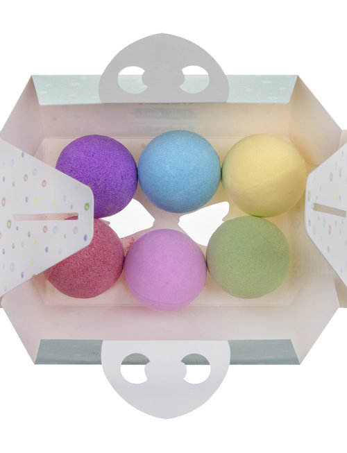 Miss Nella Miss Nella Bath Bomb Set Van 6 'Rainbowfizz'