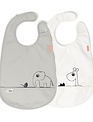 Done by Deer Done by Deer Slab Velcro Deer Friends Grey/Beige 2-Pack