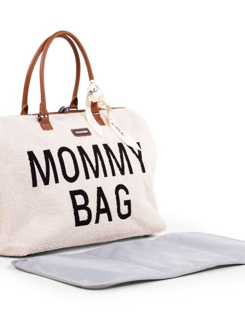 Childhome Childhome Mommy Bag Verzorgingstas - Teddy Ecru