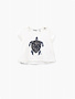 IKKS IKKS T-shirt Girls 'Love Of The Ocean' Blanc Cassé