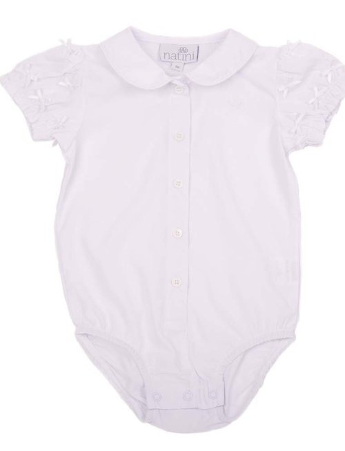 Natini Natini Bodyshirt Bow White 18m