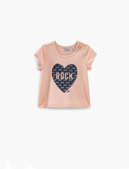 IKKS IKKS T-shirt Girls 'Love Of The Ocean' Rose Pâle