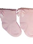 In Control In Control kousen Set Van 2 Satin Bow Soft Pink