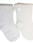 In Control In Control kousen Set Van 2 Satin Bow Off White