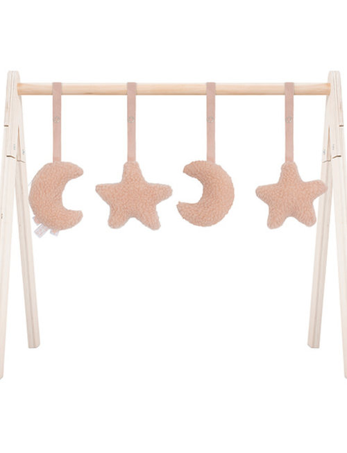 Jollein Jollein Babygym Speeltjes Moon Pale Pink - 4 Stuks