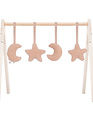 Jollein Jollein Babygym Speeltjes Moon Pale Pink - 4 Stuks