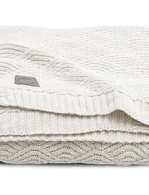 Jollein Jollein Deken Wieg River Knit Cream White 75x100 cm