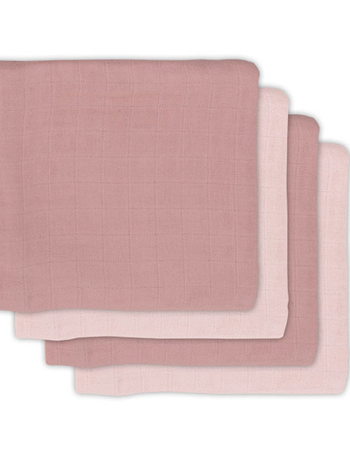 Jollein Jollein Hydrofiel Multidoek Bamboe 70x70 cm Pale Pink - 4 stuks